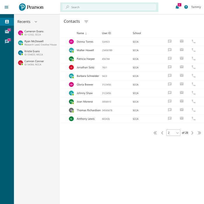 Teacher Communication Suite Wireframes